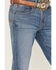Image #2 - Rock 47 by Wrangler Men's Pine Springs Light Wash Slim Bootcut Stretch Denim Jeans, Light Wash, hi-res