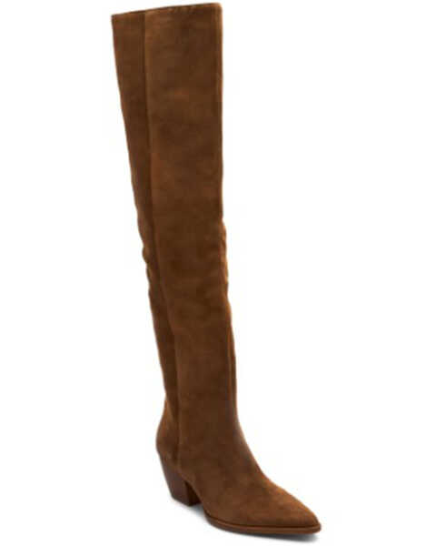 Matisse Women's Sky High Western Boots - Pointed Toe, Brown, hi-res
