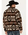 Ariat Men's Mammoth Southwestern Print Zip-Front Jacket , Brown, hi-res