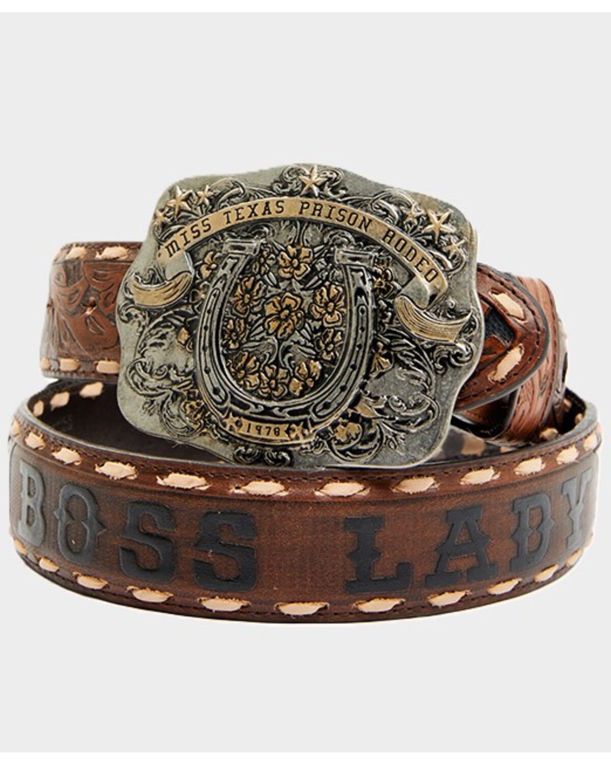 Idyllwind Women's Miss Texas Rodeo Belt, Brown, hi-res