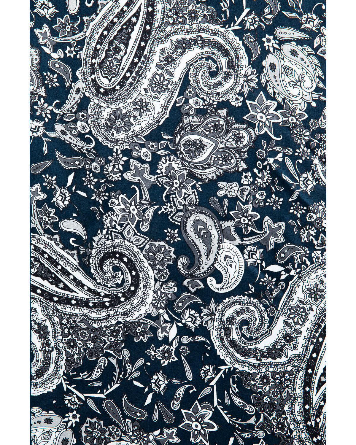 Image #3 - Cody James Men's Silk Black Paisley Bandana, Black, hi-res
