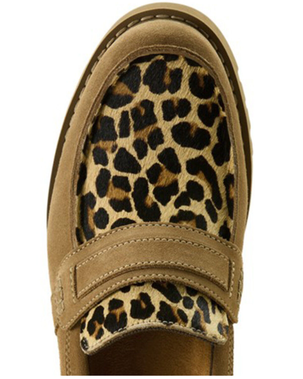 Image #4 - Ariat Women's Straford Lug Loafers, Tan, hi-res