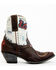 Image #2 - Yippee Ki Yay by Old Gringo Women's Love & Peace Studded Fashion Leather Booties - Pointed Toe, Taupe, hi-res