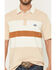 Image #3 - Kimes Ranch Men's Stripe Block Short Sleeve Polo Shirt, Tan, hi-res