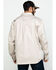 Image #2 - Hawx Men's Khaki Stretch Twill Long Sleeve Work Shirt, Beige/khaki, hi-res