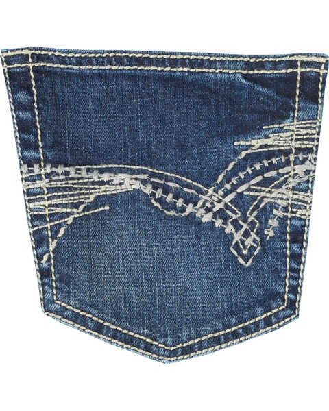 Image #4 - Wrangler 20X Men's Midland 42 Vintage Slim Bootcut Jeans , Denim, hi-res