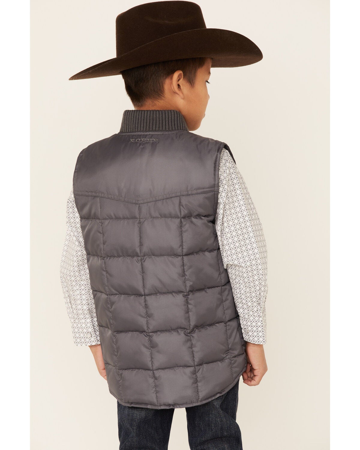 roper down vest