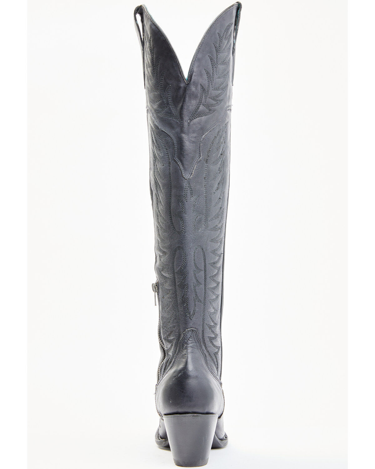 white tall cowboy boots