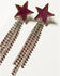 Idyllwind Women's Dangle Star Piedmont Earrings , Fuchsia, hi-res