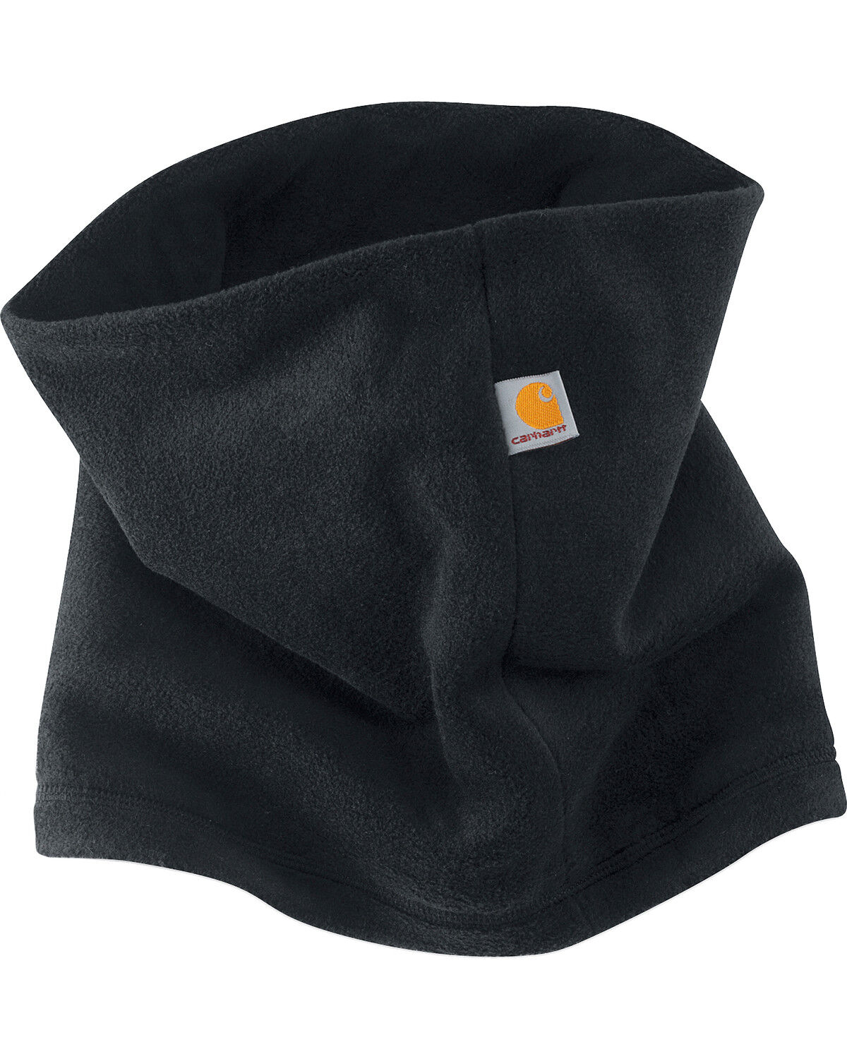 Image #1 - Carhartt Men's Fleece Neck Gaiter, Black, hi-res