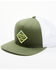 Image #1 - Kimes Ranch Men's Diamond Dogs Logo Patch Ball Cap, Green, hi-res