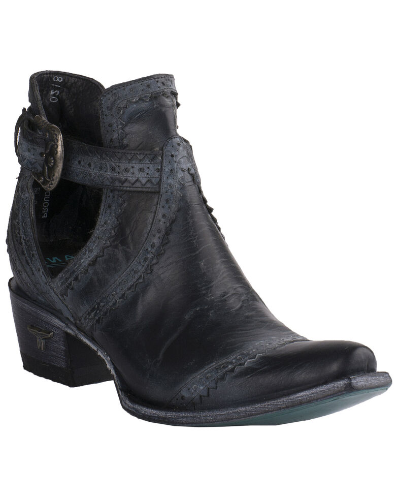 black western booties women's