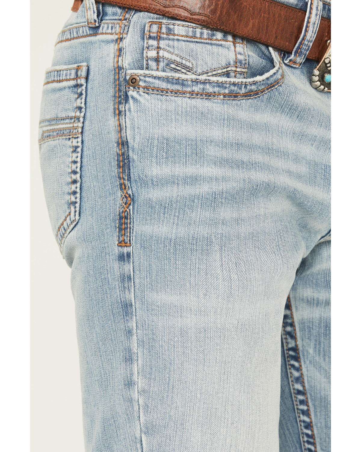 Image #2 - Cody James Men's Cyclone Wash Jackson Slim Straight Stretch Denim Jeans, Light Wash, hi-res