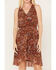 Image #3 - Idyllwind Women's Meshed Smock Mini Dress, Brown, hi-res