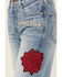 Image #2 - Ariat Women's Dominca Medium Wash Rodeo Quincy High Rise Tomboy Relaxed Straight Jeans , Medium Wash, hi-res