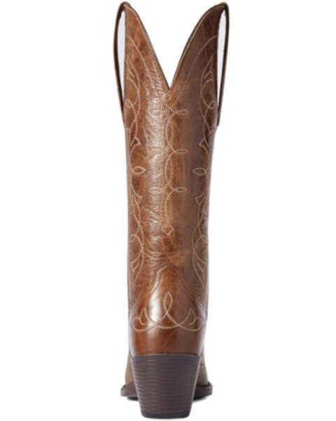 Image #3 - Ariat Women's Heritage D Stretch Fit Western Boot - Snip Toe , Brown, hi-res