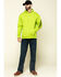 Image #6 - Ariat Men's Lime Heather Rebar Graphic Hooded Work Sweatshirt - Big , , hi-res