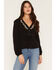 Image #1 - Idyllwind Women's Marcella Embroidered Long Sleeve Button-Down Shirt, Black, hi-res