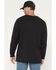 Image #4 - Carhartt Men's Loose Fit Heavyweight Logo Long Sleeve Graphic T-Shirt, Black, hi-res
