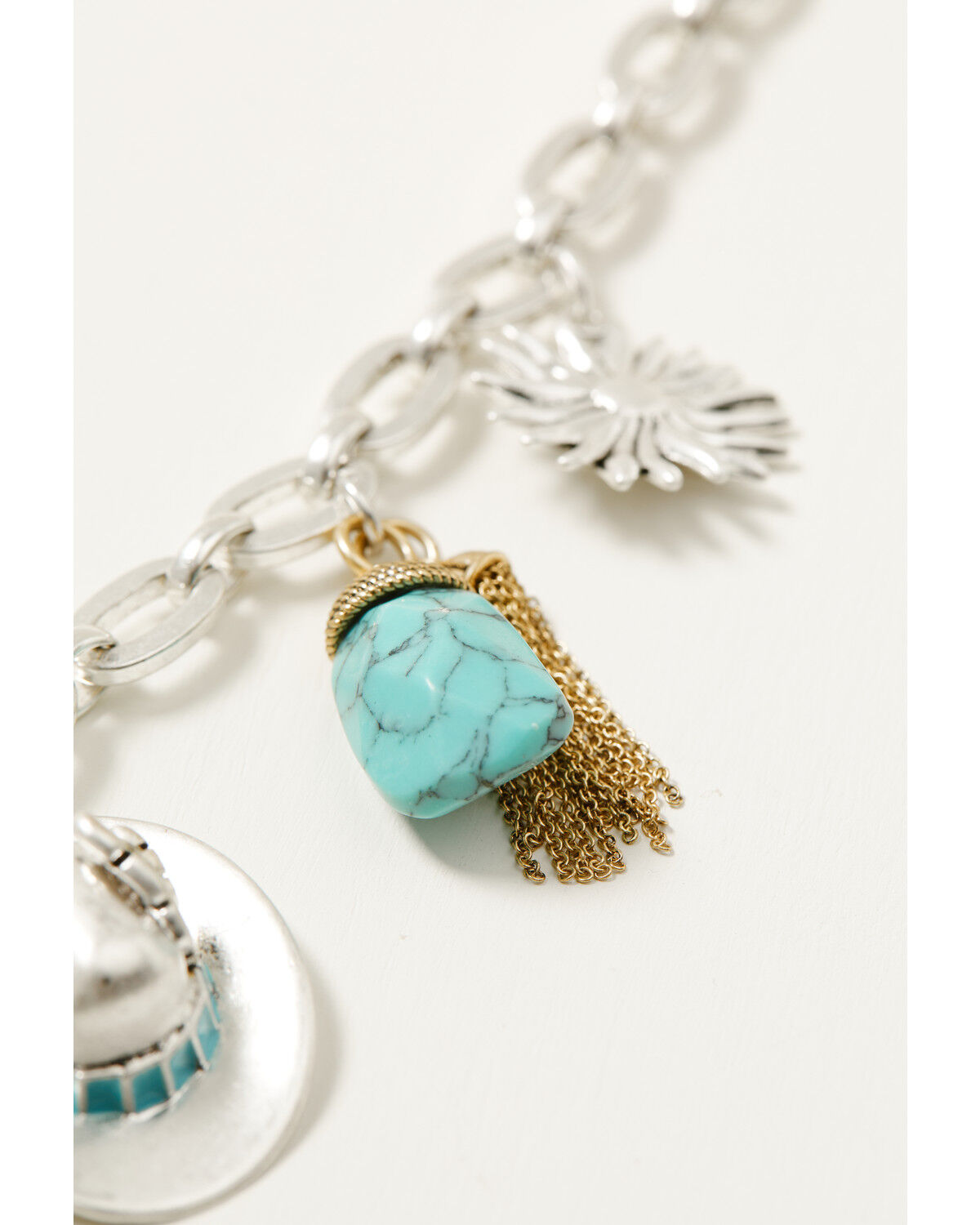 Image #3 - Lainey Wilson Women's Blue Moonshine Charm Necklace, Silver, hi-res