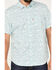 Image #3 - Levi's Men's Classic Swirly Floral Print Short Sleeve Button Down Shirt, Blue, hi-res