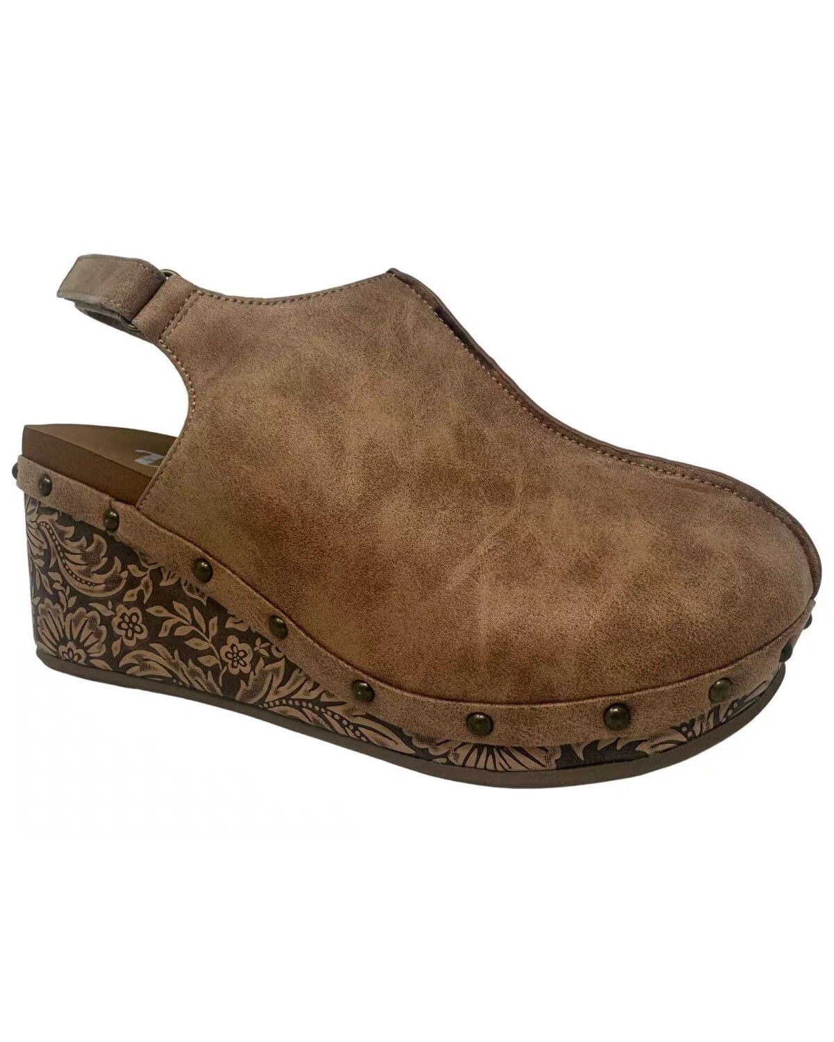 Very G Women's Miranda Wedge Shoes, Nude, hi-res