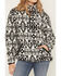 Image #3 - Hooey Women's Southwestern Print 1/4 Zip Fleece Jacket, White, hi-res