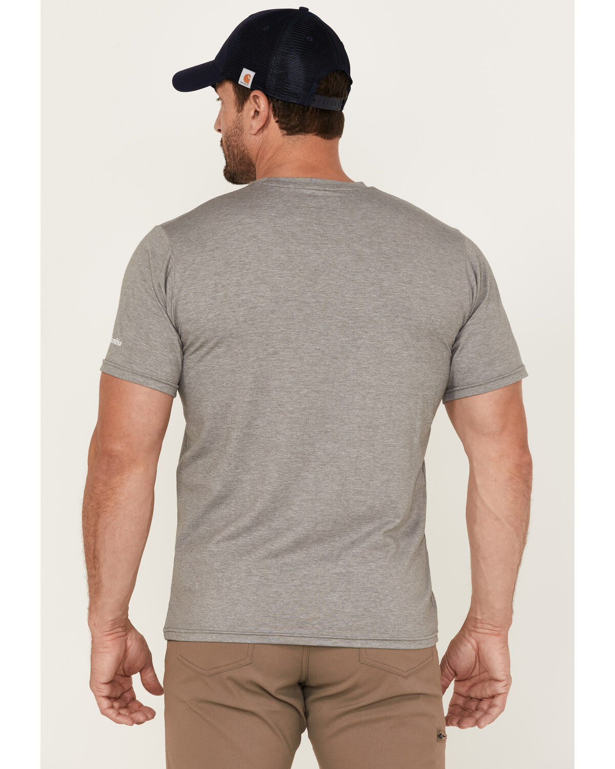 Image #4 - Columbia Men's All 4 Outdoors Logo Graphic T-Shirt, Grey, hi-res