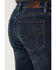 Brothers & Sons Men's Diamond Back Dark Wash Stretch Slim Straight Jeans , Dark Wash, hi-res