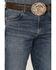 Image #2 - Wrangler Retro Men's Eubank Medium Wash Stretch Slim Straight Jeans, Blue, hi-res