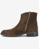 Image #3 - Born Women's Charlie Booties - Round Toe, Chocolate, hi-res