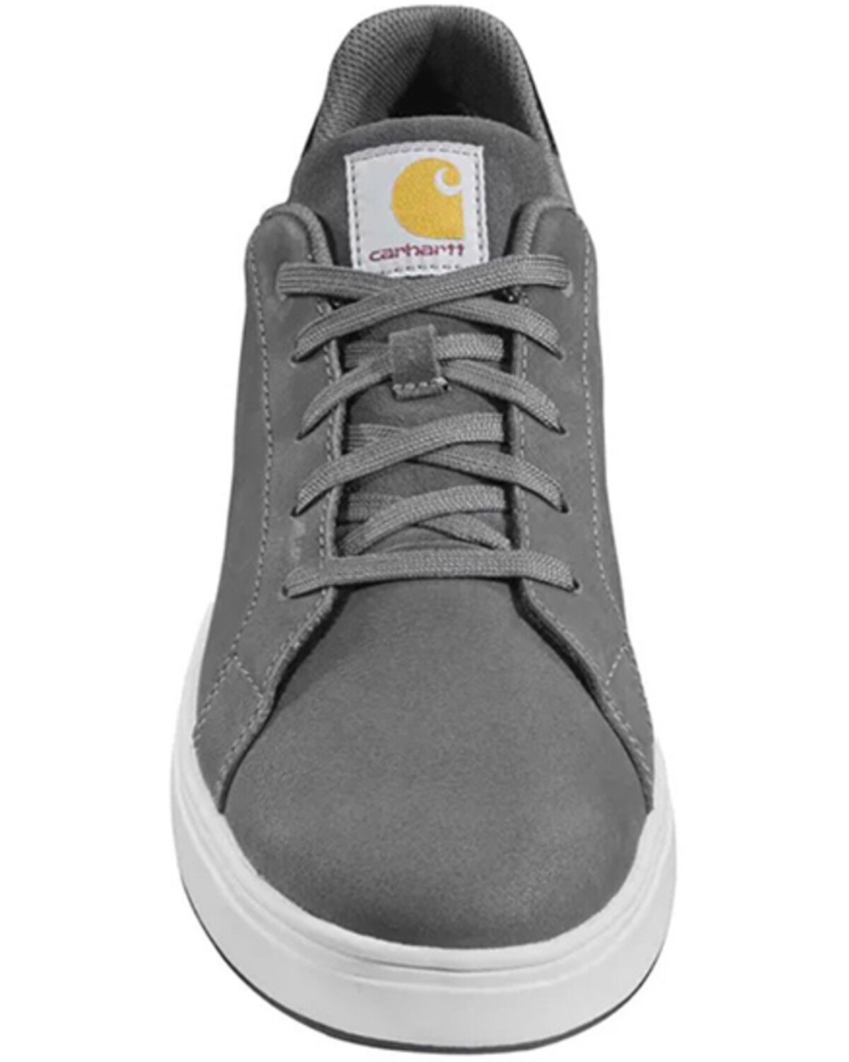 Image #4 - Carhartt Men's Detroit Leather Work Sneakers - Soft Toe, Medium Grey, hi-res