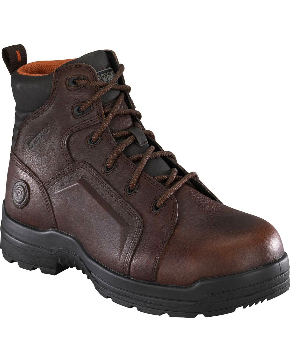 Rockport Works Women’s Leather Steel Toe EH Hiking Work Boots US 6 M  RK620 