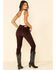 Image #6 - Levi's Women's Moleskin High Rise Wedgie Skinny Jeans, Burgundy, hi-res