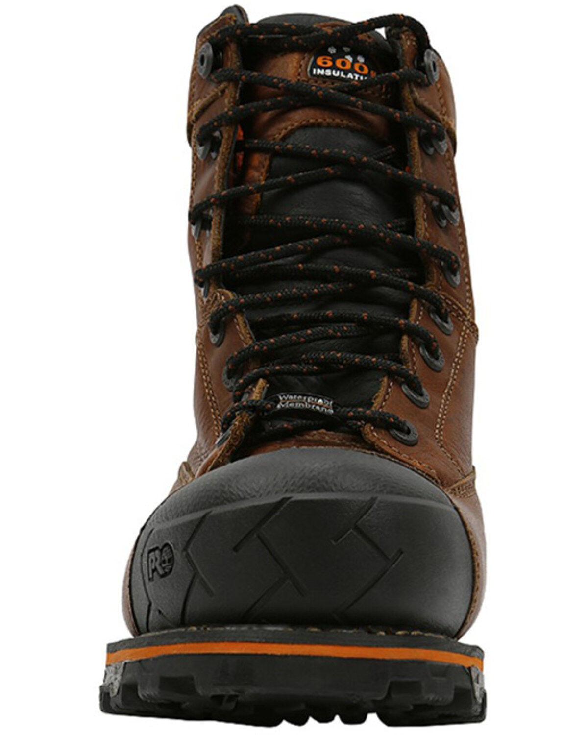 Image #4 - Timberland PRO Men's 8" Boondock Waterproof Work Boots - Composite Toe, Brown, hi-res