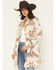 Image #1 - Idyllwind Women's Mcain Southwestern Print Button-Down Long Shacket, Cream, hi-res