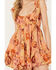Free People Women's Vernon Mini Dress, Orange, hi-res