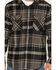 Image #3 - Brixton Men's Bowery Long Sleeve Button-Down Flannel Shirt, Black, hi-res