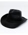 Image #1 - Hawx Men's Outback Weathered Cotton Sun Work Hat, Black, hi-res