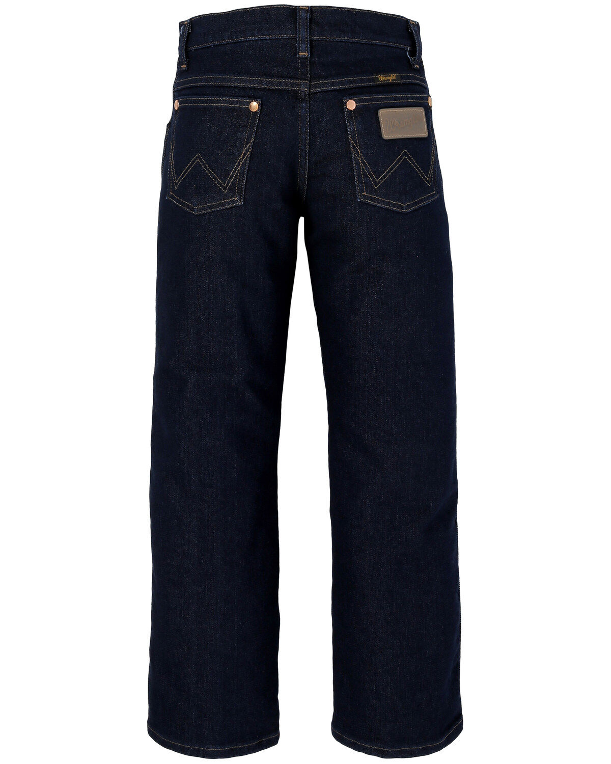 Image #1 - Wrangler Boys' Original Active Flex Prewash Dark Stretch Cowboy Cut Boot Jeans , , hi-res