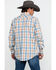 Image #2 - Wrangler Retro Men's Multi Med Plaid Long Sleeve Western Shirt , , hi-res
