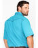 Image #2 - Wrangler 20X Men's Competition Geo Print Short Sleeve Snap Western Shirt, , hi-res
