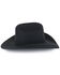 Image #4 - Cody James® Men's Denton 3X Low Cattleman 4" Pro Rodeo Wool Hat, Black, hi-res