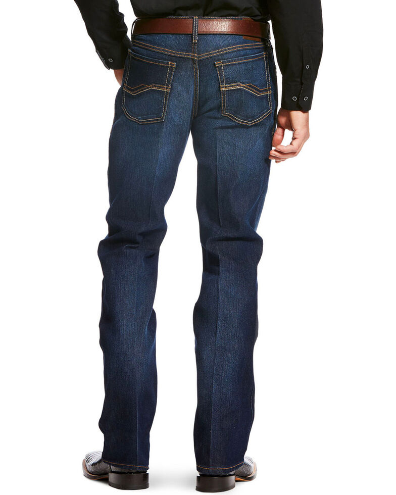 navy blue bootcut jeans
