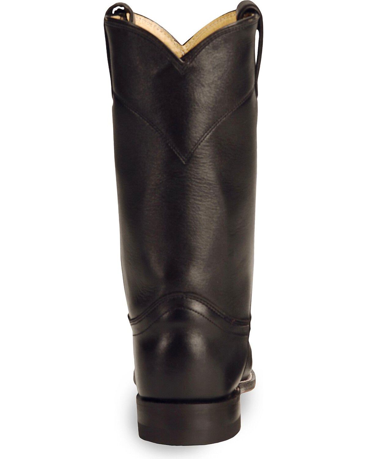 Image #7 - Justin Women's Original Black Roper Boots - Round Toe, , hi-res