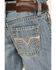 Image #4 - Rock & Roll Denim Boys' Light Wash V Stitch Bootcut Jeans, Blue, hi-res