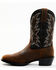 Image #3 - Durango Men's Westward Roughstock Western Performance Boots - Broad Square Toe, Dark Brown, hi-res