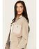 Image #2 - Cleo + Wolf Women's Embroidered Knit Shacket, , hi-res