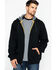 Image #1 - Hawx Men's Zip-Front Work Hooded Jacket, Black, hi-res