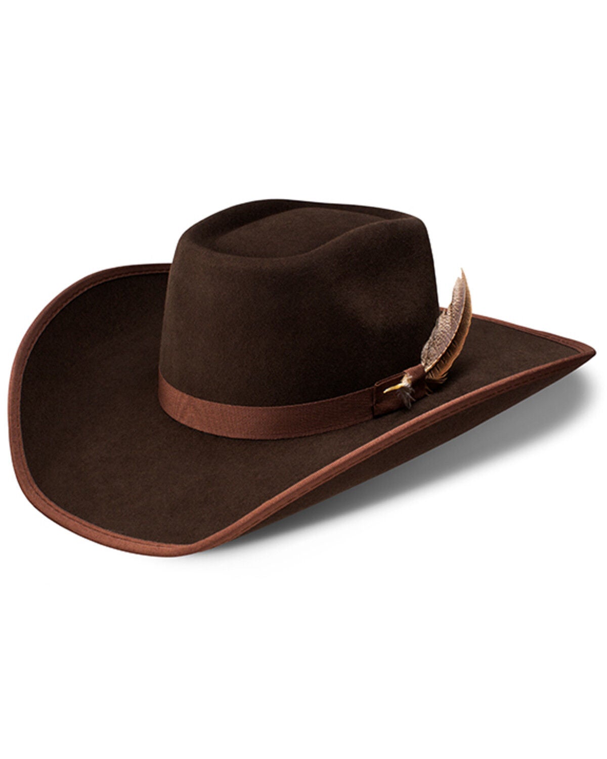 Resistol Kids' Holt Jr. Felt Cowboy Hat, No Color, hi-res